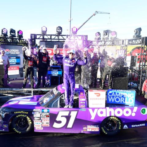 Kyle Busch Victory Lane Image